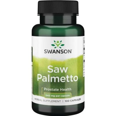 Saw Palmetto (Palma sabałowa) 540mg 100kaps Swanson - 087614019093.jpg