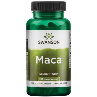 Maca 500mg 100 kapsułek Swanson - 087614019611.jpg