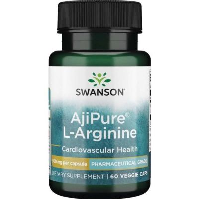 AjiPure L-Arginine 500mg 60kaps Swanson - 087614024547.jpg