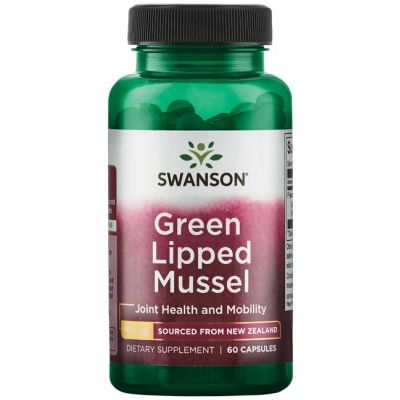 Nowozelandzka liofilizowana zielona małża 500mg 60 kaps Swanson - 087614114347.jpg
