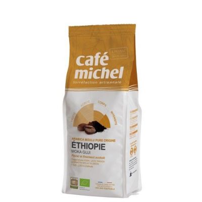Kawa Mielona Arabica 100% Moka Guji Etiopia Fair Trade BIO 250g Cafe Michel - 3483981000967.jpg