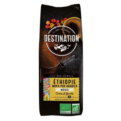Kawa Mielona Arabica 100% Etiopia Fair For Life BIO 250g Destination - 3700110050502.jpg