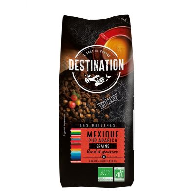 Kawa Ziarnista Arabica 100% Meksyk Fair For Life BIO 1kg Destination - 3700110052070.jpg