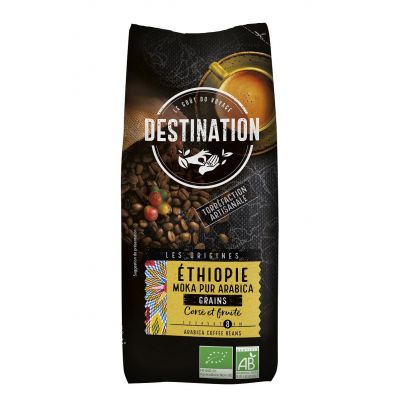 Kawa Ziarnista Arabica 100% Etiopia Fair For Life BIO 500g Destination - 3700110052100.jpg