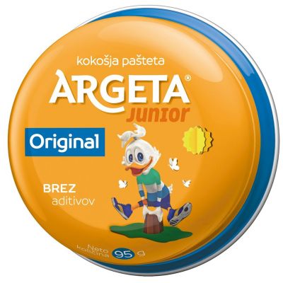Pasta z Kurczaka Junior Bezglutenowa 95g Argeta - 3838975567016.jpg