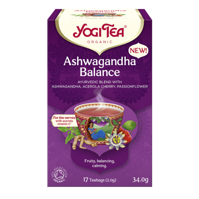 Herbatka Ajurwedyjska Równowaga z Ashwagandhą BIO (17 x2g) 34g Yogi Tea - 4012824406018.jpg