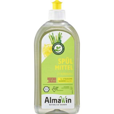 Płyn do naczyń Trawa cytrynowa ECO 500ml Almawin  - 4019555700125.jpg