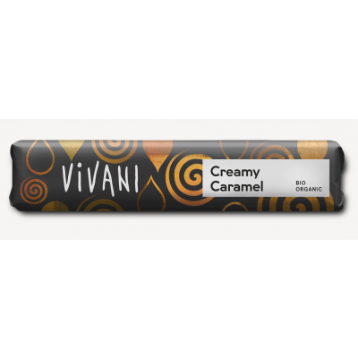 Baton z Mlecznej Czekolady z Nadzieniem Karmelowym BIO 40g Vivani - 4044889002515.jpg