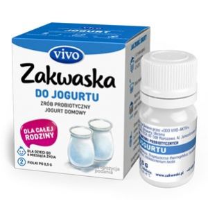 Żywe Kultury Bakterii do Jogurtu 1g (2 fiolki) Vivio - 4820148053807.jpg