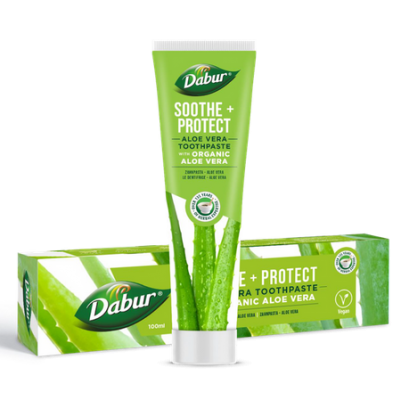 Pasta do Zębów Ukojenie + Ochrona z Aloesem 100ml Dabur - 5022496016858.jpg