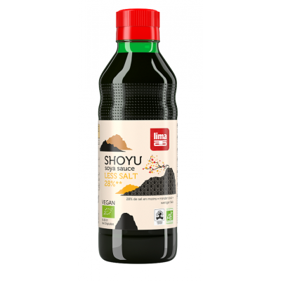 Sos Sojowy Shoyu 28% Mniej Soli BIO 250ml Lima  - 5411788046244.jpg