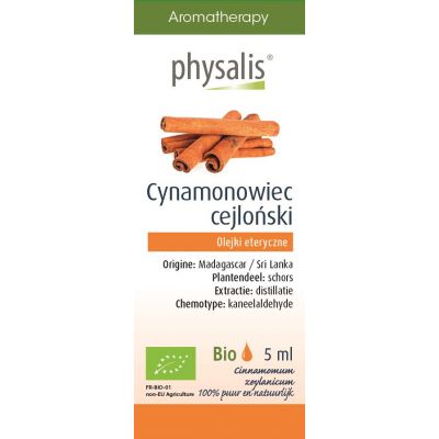 Olejek Eteryczny Cynamonowiec Cejloński BIO 5ml Physalis - 5412360018437.jpg