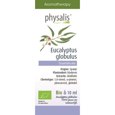Olejek Eteryczny Eukaliptus Gałkowy (Eucalyptus Globulus) BIO 10ml Physalis - 5412360018505.jpg