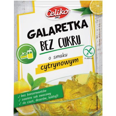 Galaretka bez Cukru o Smaku Cytrynowym Bezglutenowa 14g Celiko - 5900038002333.jpg