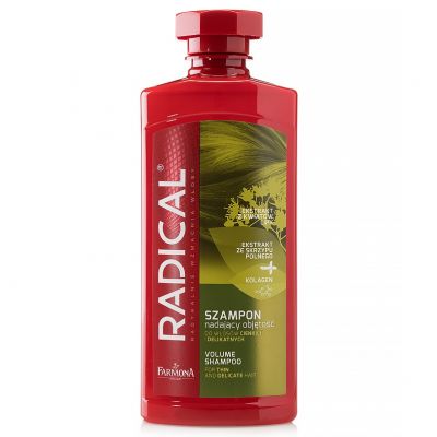 Radical Szampon nadający objętość do włosów cienkich i delikatnych 400ml Farmona  - 5900117005729.jpg
