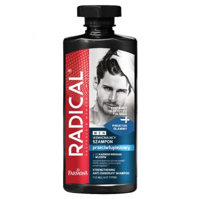 Radical Men Szampon przeciwłupieżowy 400ml Farmona - 5900117010273.jpg