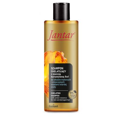 Jantar Szampon chelatujący z wyciągiem z bursztynu 5 w1 300ml Farmona  - 5900117978177.jpg