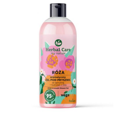 Herbal Care Żel pod prysznic Róża 500ml Farmona - 5900117980002.jpg