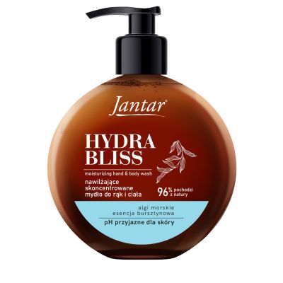 Jantar Hydra Bliss Nawilżające mydło do rąk i ciała Esencja bursztynowa + algi 400ml Farmona  - 5900117985595.jpg