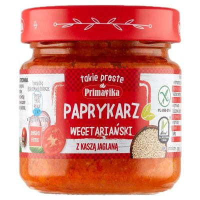Paprykarz Wegetariański z Kaszą Jaglaną Bezglutenowy 160g Primavika - 5900672300543.jpg