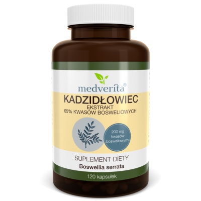 Kadzidłowiec Boswellia serrata 120 kapsułek Medverita - 5900718340304.jpg