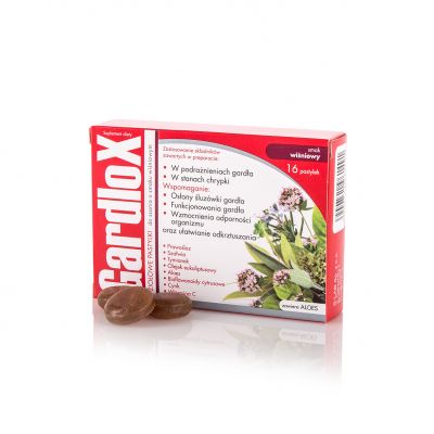 Gardlox Ziołowe tabletki do ssania o smaku wiśniowym 16 pastylekk S-Lab - 5900741961491.jpg