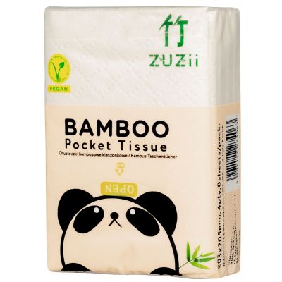 Chusteczki Bambusowe Kieszonkowe 8x8 szt. Zuzii - 5901122274339.jpg