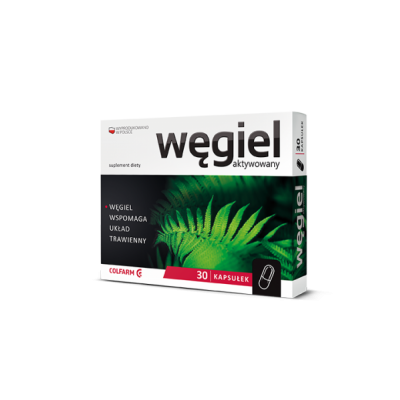 Węgiel aktywowany 30 kaps. Colfarm  - 5901130354924.jpg