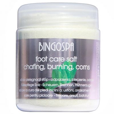 Sól do stóp - Odparzenia, pieczenie 550g BingoSpa  - 5901842001314.jpg