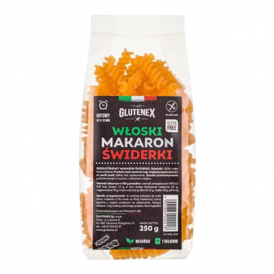 Włoski makaron świderki 250g Glutenex - 5901866000218.jpg