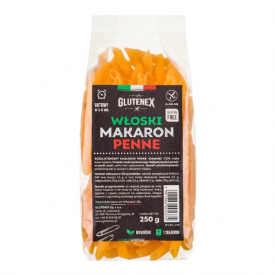 Włoski makaron penne 250g Glutenex - 5901866005374.jpg