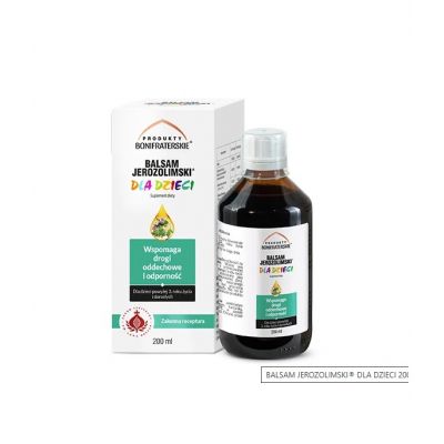 Balsam Jerozolimski dla Dzieci 200ml Produkty Bonifraterskie - 5901969620610.jpg