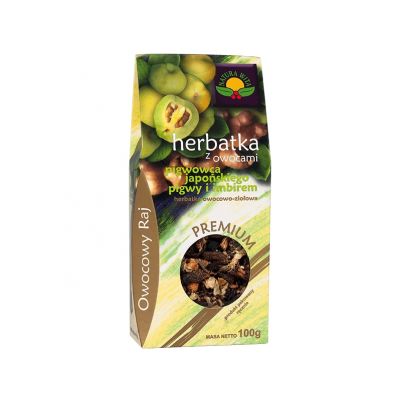 Herbatka z owocami pigwowca japońskiego, pigwy i imbirem 100g Natura Wita - 5902194540698.jpg