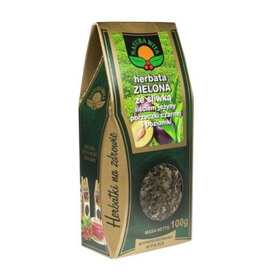 Zielona ze śliwką 100g Natura Wita - 5902194541459.jpg
