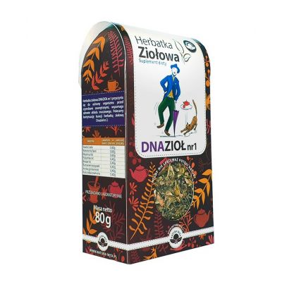 Herbatka DnaZioł nr1 Na Dnę moczanową  80g Natura Wita - 5902194542166.jpg