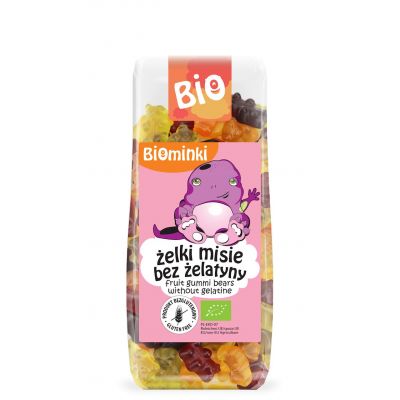 Biominki Żelki misie Bez żelatyny BIO 100g - 5902448165141.jpg