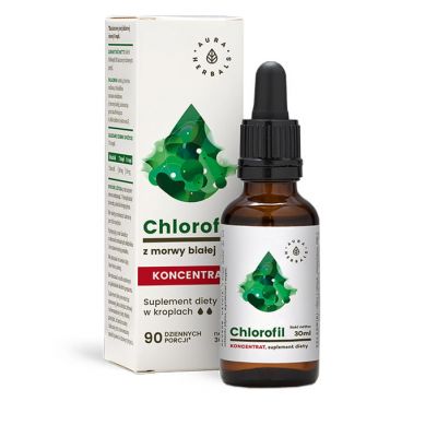 Chlorofil z morwy białej Koncentrat (30ml) Aura Herbals - 5902479610917.jpg