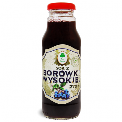 Sok z Borówki Wysokiej 270ml Dary Natury - 5902581616760.jpg