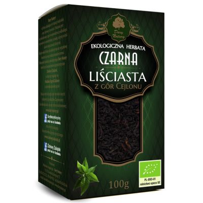 Herbata Czarna Liściasta EKO 100g Dary Natury - 5902581618443.jpg