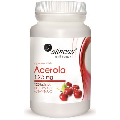 Acerola 125mg 120 tabl. Aliness  - 5902596935221.jpg