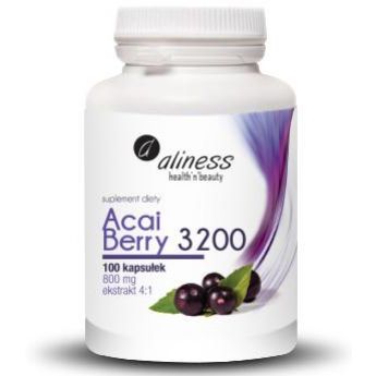 Acai Berry 3200,800mg 100 kaps Aliness  - 5902596935245.jpg