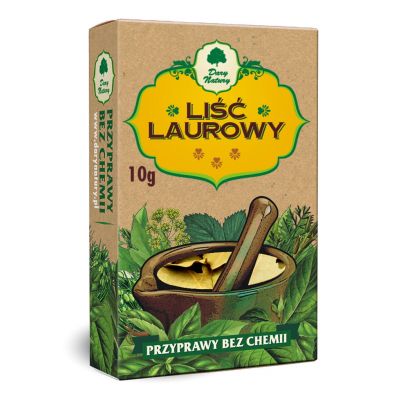 Liść laurowy (kartonik) 10g Dary Natury - 5902741001894.jpg