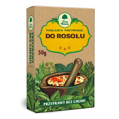 Podlaska przyprawa do rosołu (kartonik) 50g Dary Natury - 5902741002150.jpg