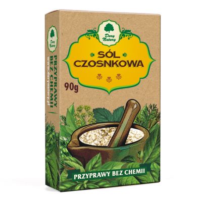 Sól czosnkowa (kartonik) 90g Dary Natury - 5902741002716.jpg