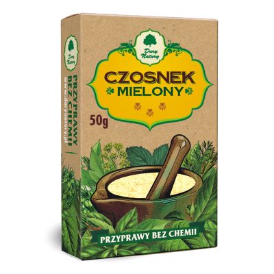 Czosnek mielony 50g Dary Natury  - 5902741003058.jpg