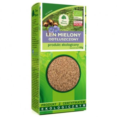 Nasiona lnu odtłuszczone EKO 100g Dary Natury - 5902741006158.jpg