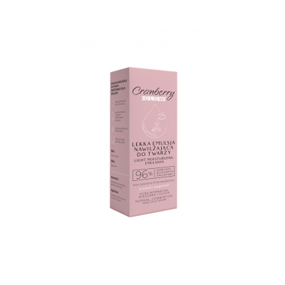 Glow Lekka emulsja nawilżająca do twarzy Light moisturizing emulsion50ml GoCranberry - 5902768947359.jpg