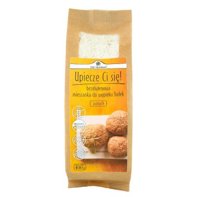 Mieszanka do wypieku bułek bezglutenowych jasnych 400g Pięć Przemian - 5902837810584.jpg
