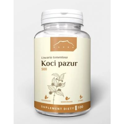 Koci Pazur Vilcacora 500mg 100 kaps. Nanga - 5903076407832.jpg
