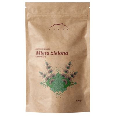 Mięta Zielona liść cięty 100g Nanga - 5903076410641.jpg